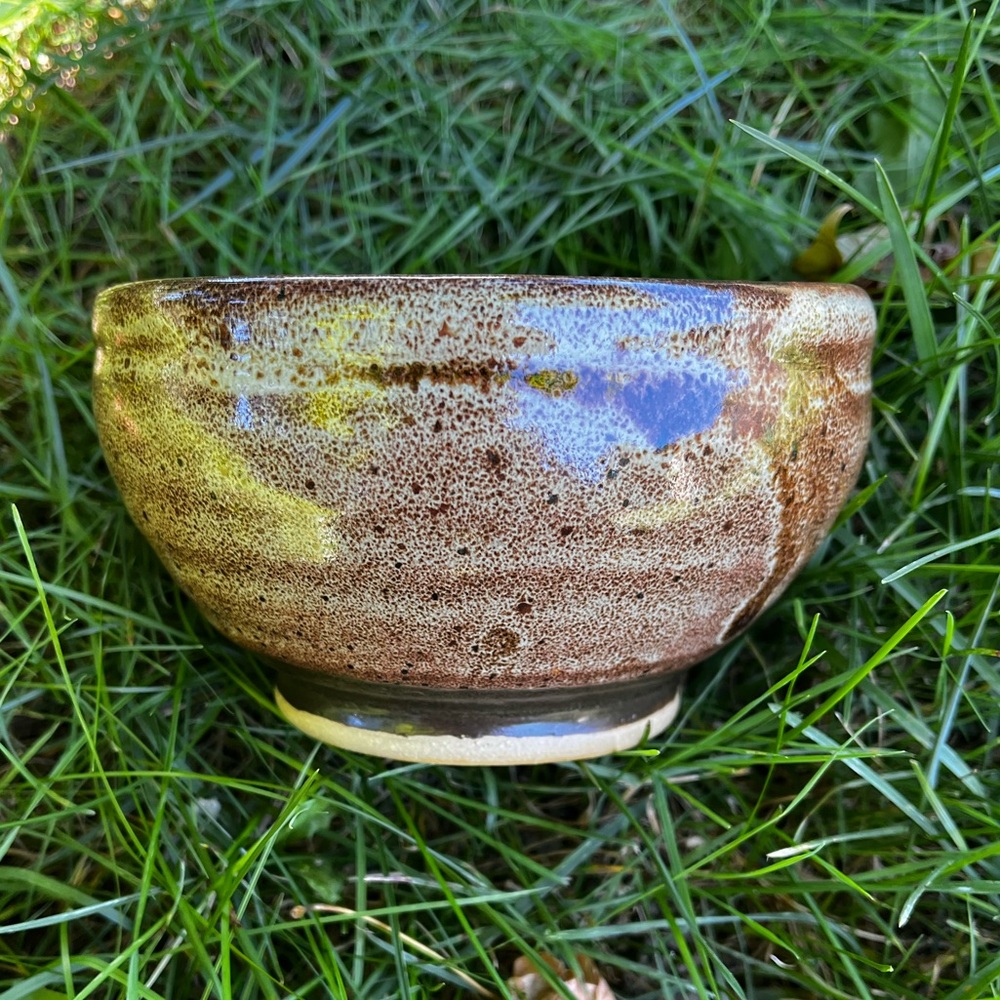 Brown Glaze Hand-made Rustic Chilli Bowl
